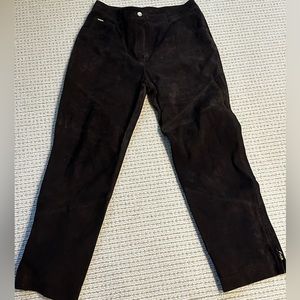 Brown suede St John Sport by Marie Grey pants